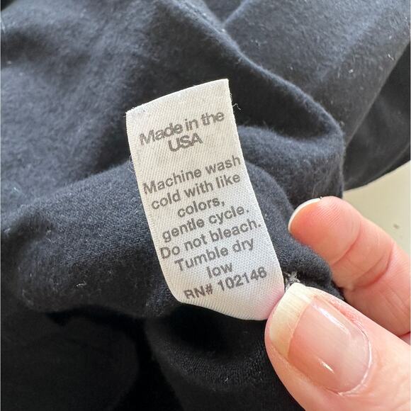 Michael Stars Black Midi Maxi Racerback Ruched Side Tank Dress Small - Picture 9 of 12